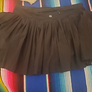 Lulu lemon black athletic skirt